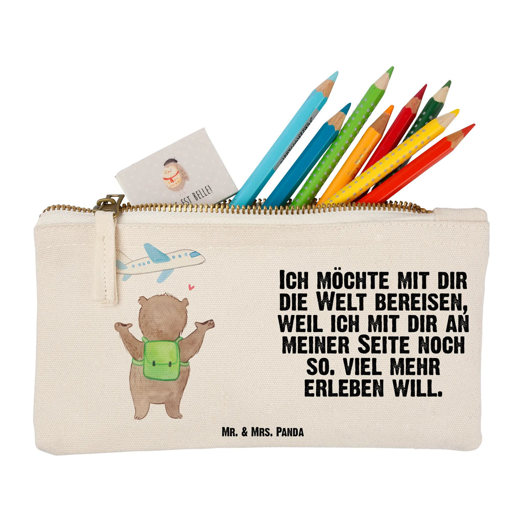 Schminktasche Bär Flugzeug Schminktasche, Kosmetiktasche, Kosmetikbeutel, Stiftemäppchen, Etui, Federmappe, Makeup, XXL, Schminketui, Kosmetiketui, Schlamperetui, Liebe, Partner, Freund, Freundin, Ehemann, Ehefrau, Heiraten, Verlobung, Heiratsantrag, Liebesgeschenk, Jahrestag, Hocheitstag, Valentinstag, Geschenk für Frauen, Hochzeitstag, Mitbringsel, Geschenk für Freundin, Geschenk für Partner, Liebesbeweis, für Männer, für Ehemann