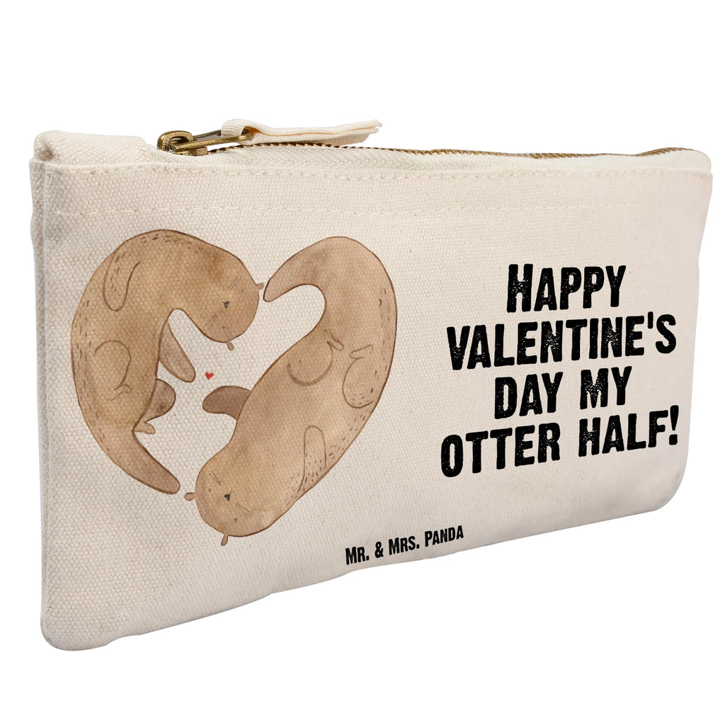 Schminktasche Otter Valentine Schminktasche, Kosmetiktasche, Kosmetikbeutel, Stiftemäppchen, Etui, Federmappe, Makeup, XXL, Schminketui, Kosmetiketui, Schlamperetui, Liebe, Partner, Freund, Freundin, Ehemann, Ehefrau, Heiraten, Verlobung, Heiratsantrag, Liebesgeschenk, Jahrestag, Hocheitstag, Valentinstag, Geschenk für Frauen, Hochzeitstag, Mitbringsel, Geschenk für Freundin, Geschenk für Partner, Liebesbeweis, für Männer, für Ehemann