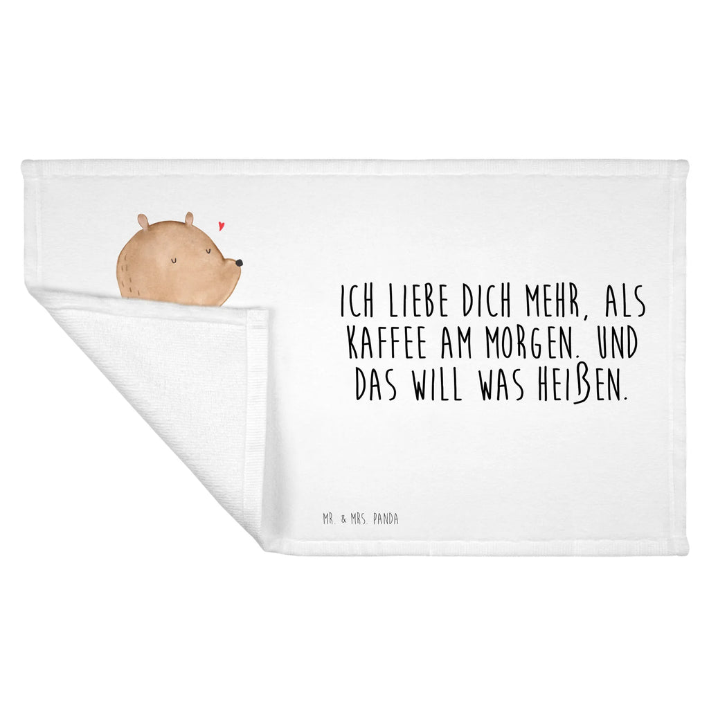 Handtuch Bär Morgenkaffee Gästetuch, Reisehandtuch, Sport Handtuch, Frottier, Kinder Handtuch, Liebe, Partner, Freund, Freundin, Ehemann, Ehefrau, Heiraten, Verlobung, Heiratsantrag, Liebesgeschenk, Jahrestag, Hocheitstag, Valentinstag, Geschenk für Frauen, Hochzeitstag, Mitbringsel, Geschenk für Freundin, Geschenk für Partner, Liebesbeweis, für Männer, für Ehemann