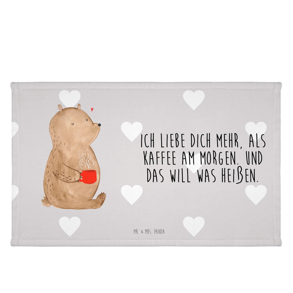 Handtuch Bär Morgenkaffee Gästetuch, Reisehandtuch, Sport Handtuch, Frottier, Kinder Handtuch, Liebe, Partner, Freund, Freundin, Ehemann, Ehefrau, Heiraten, Verlobung, Heiratsantrag, Liebesgeschenk, Jahrestag, Hocheitstag, Valentinstag, Geschenk für Frauen, Hochzeitstag, Mitbringsel, Geschenk für Freundin, Geschenk für Partner, Liebesbeweis, für Männer, für Ehemann