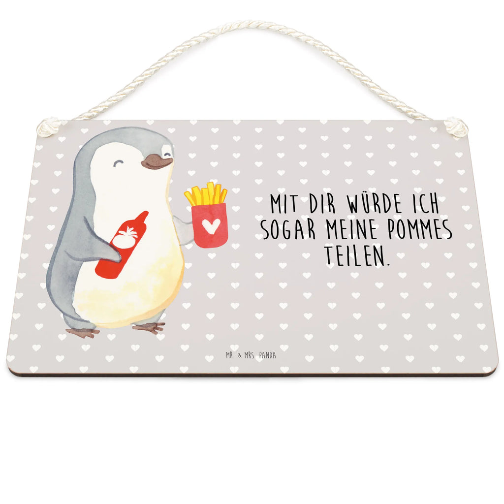 Deko Schild Pinguin Pommes Dekoschild, Deko Schild, Schild, Tür Schild, Türschild, Holzschild, Wandschild, Wanddeko, Liebe, Partner, Freund, Freundin, Ehemann, Ehefrau, Heiraten, Verlobung, Heiratsantrag, Liebesgeschenk, Jahrestag, Hocheitstag, Valentinstag, Geschenk für Frauen, Hochzeitstag, Mitbringsel, Geschenk für Freundin, Geschenk für Partner, Liebesbeweis, für Männer, für Ehemann