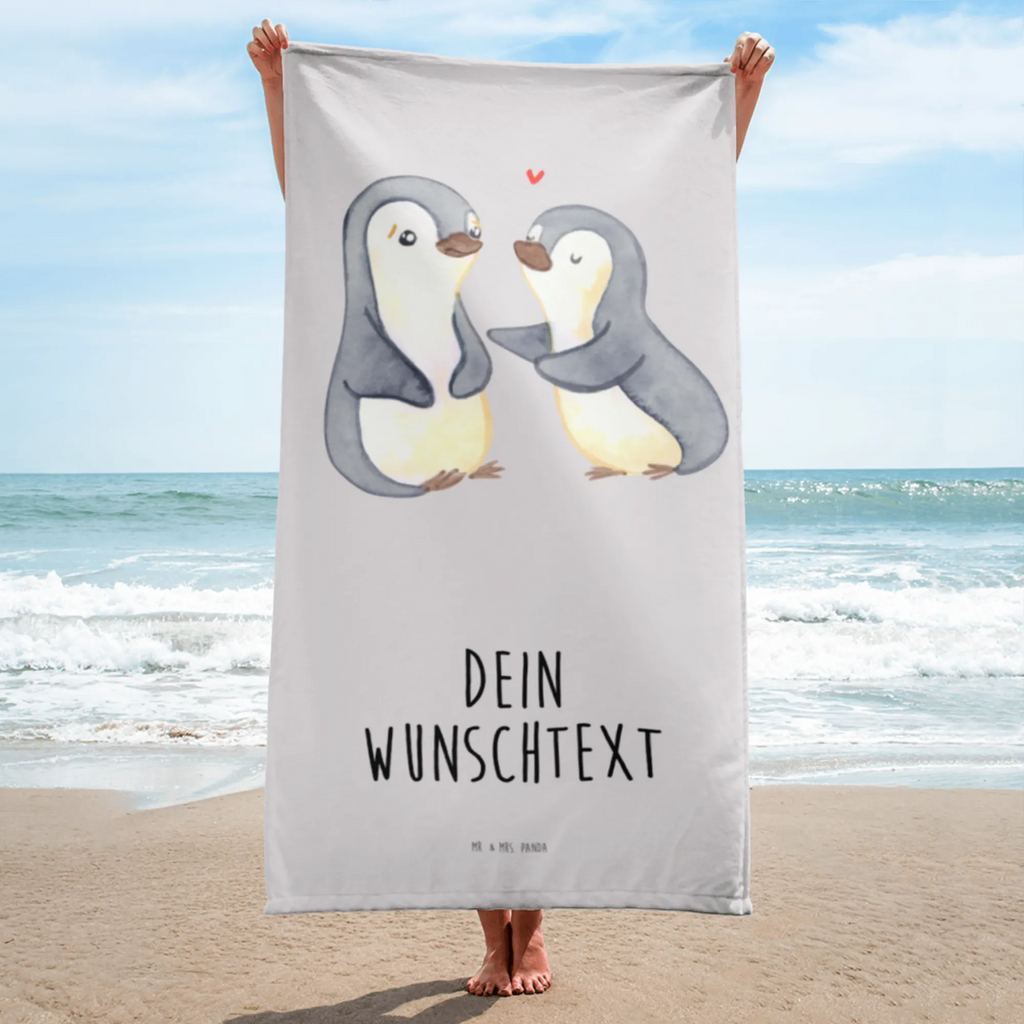 Handtuch mit Namen Pinguine trösten Personalisiertes Badehandtuch, Handtuch personalisiert, Handtuch mit Namen, Badetuch personalisiert, Handtuch bedrucken, Saunatuch mit Namen, Handtuch Geschenk, Liebe, Partner, Freund, Freundin, Ehemann, Ehefrau, Heiraten, Verlobung, Heiratsantrag, Liebesgeschenk, Jahrestag, Hocheitstag, Valentinstag, Geschenk für Frauen, Hochzeitstag, Mitbringsel, Geschenk für Freundin, Geschenk für Partner, Liebesbeweis, für Männer, für Ehemann