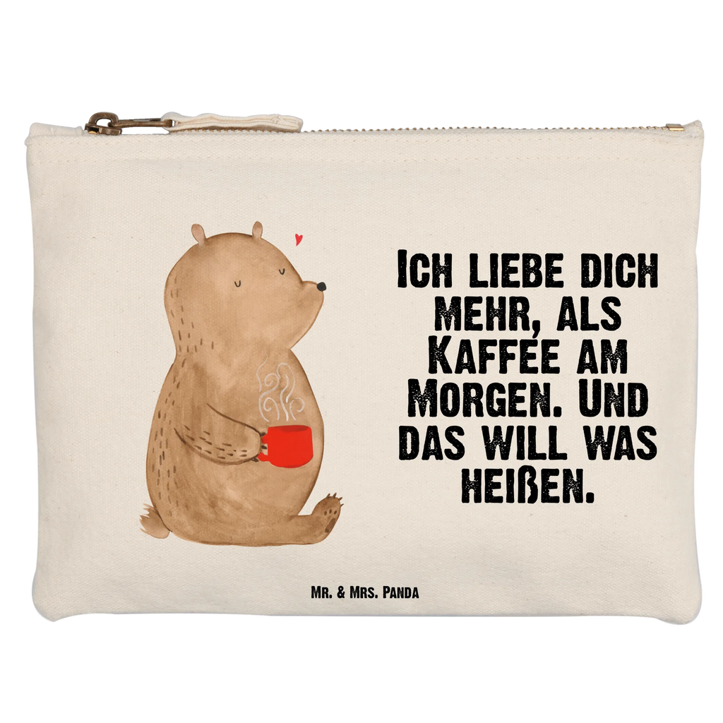 Schminktasche Bär Morgenkaffee Schminktasche, Kosmetiktasche, Kosmetikbeutel, Stiftemäppchen, Etui, Federmappe, Makeup, XXL, Schminketui, Kosmetiketui, Schlamperetui, Liebe, Partner, Freund, Freundin, Ehemann, Ehefrau, Heiraten, Verlobung, Heiratsantrag, Liebesgeschenk, Jahrestag, Hocheitstag, Valentinstag, Geschenk für Frauen, Hochzeitstag, Mitbringsel, Geschenk für Freundin, Geschenk für Partner, Liebesbeweis, für Männer, für Ehemann