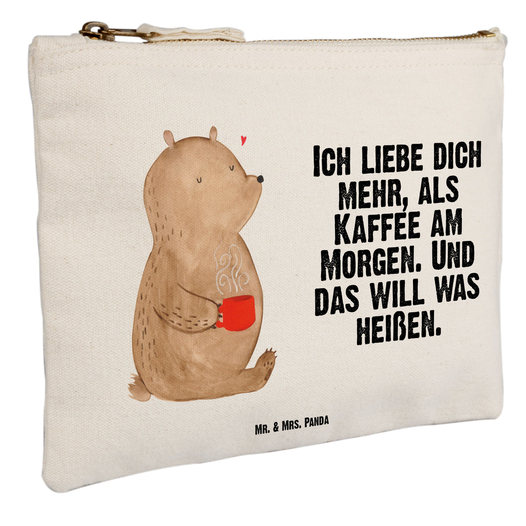 Schminktasche Bär Morgenkaffee Schminktasche, Kosmetiktasche, Kosmetikbeutel, Stiftemäppchen, Etui, Federmappe, Makeup, XXL, Schminketui, Kosmetiketui, Schlamperetui, Liebe, Partner, Freund, Freundin, Ehemann, Ehefrau, Heiraten, Verlobung, Heiratsantrag, Liebesgeschenk, Jahrestag, Hocheitstag, Valentinstag, Geschenk für Frauen, Hochzeitstag, Mitbringsel, Geschenk für Freundin, Geschenk für Partner, Liebesbeweis, für Männer, für Ehemann