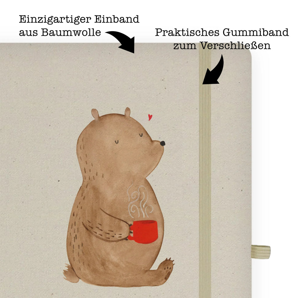 Baumwoll Notizbuch Bär Morgenkaffee Notizen, Eintragebuch, Tagebuch, Notizblock, Adressbuch, Journal, Kladde, Skizzenbuch, Notizheft, Schreibbuch, Schreibheft, Liebe, Partner, Freund, Freundin, Ehemann, Ehefrau, Heiraten, Verlobung, Heiratsantrag, Liebesgeschenk, Jahrestag, Hocheitstag, Valentinstag, Geschenk für Frauen, Hochzeitstag, Mitbringsel, Geschenk für Freundin, Geschenk für Partner, Liebesbeweis, für Männer, für Ehemann