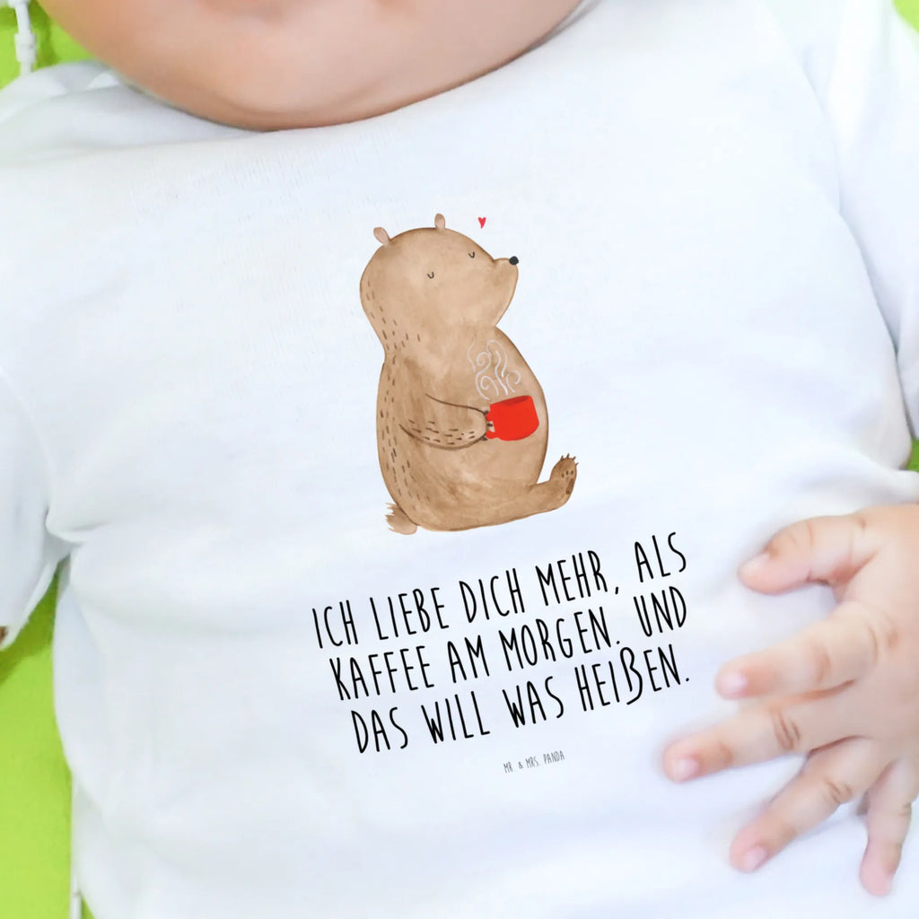 Baby Longsleeve Bär Morgenkaffee Mädchen, Jungen, Baby, Langarm, Bio, Kleidung, Liebe, Partner, Freund, Freundin, Ehemann, Ehefrau, Heiraten, Verlobung, Heiratsantrag, Liebesgeschenk, Jahrestag, Hocheitstag, Valentinstag, Geschenk für Frauen, Hochzeitstag, Mitbringsel, Geschenk für Freundin, Geschenk für Partner, Liebesbeweis, für Männer, für Ehemann