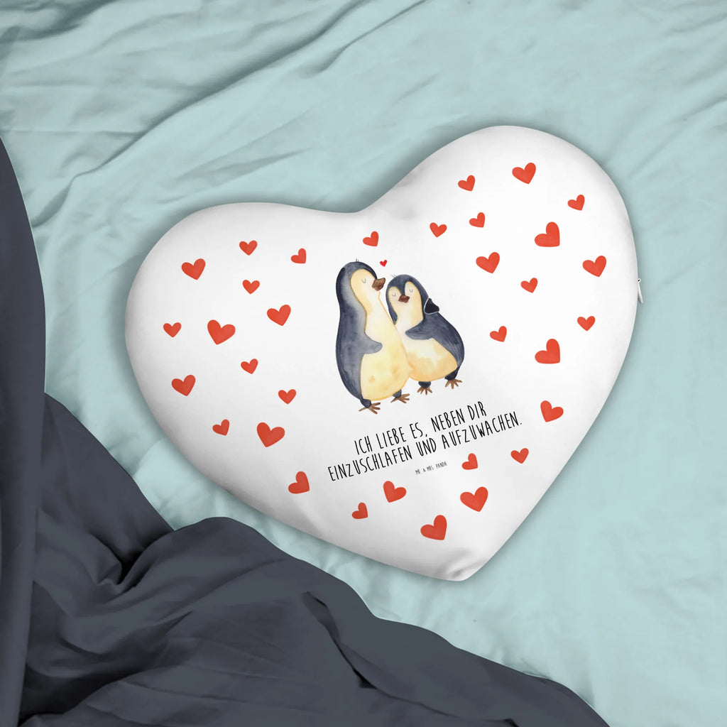 Herzkissen Pinguine Einschlafen Kissen, Herzkissen, Herzform, Herz, Dekokissen, Liebe, Partner, Freund, Freundin, Ehemann, Ehefrau, Heiraten, Verlobung, Heiratsantrag, Liebesgeschenk, Jahrestag, Hocheitstag, Valentinstag, Geschenk für Frauen, Hochzeitstag, Mitbringsel, Geschenk für Freundin, Geschenk für Partner, Liebesbeweis, für Männer, für Ehemann