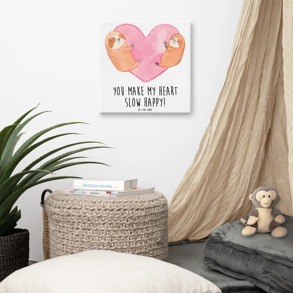 Canvas picture sloths Heart Leinwand, Bild, Kunstdruck, Wanddeko, Dekoration, Liebe, Partner, Freund, Freundin, Ehemann, Ehefrau, Heiraten, Verlobung, Heiratsantrag, Liebesgeschenk, Jahrestag, Hocheitstag, Valentinstag, Geschenk für Frauen, Hochzeitstag, Mitbringsel, Geschenk für Freundin, Geschenk für Partner, Liebesbeweis, für Männer, für Ehemann