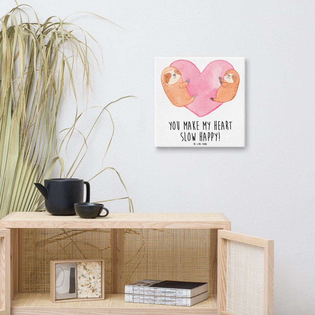 Canvas picture sloths Heart Leinwand, Bild, Kunstdruck, Wanddeko, Dekoration, Liebe, Partner, Freund, Freundin, Ehemann, Ehefrau, Heiraten, Verlobung, Heiratsantrag, Liebesgeschenk, Jahrestag, Hocheitstag, Valentinstag, Geschenk für Frauen, Hochzeitstag, Mitbringsel, Geschenk für Freundin, Geschenk für Partner, Liebesbeweis, für Männer, für Ehemann