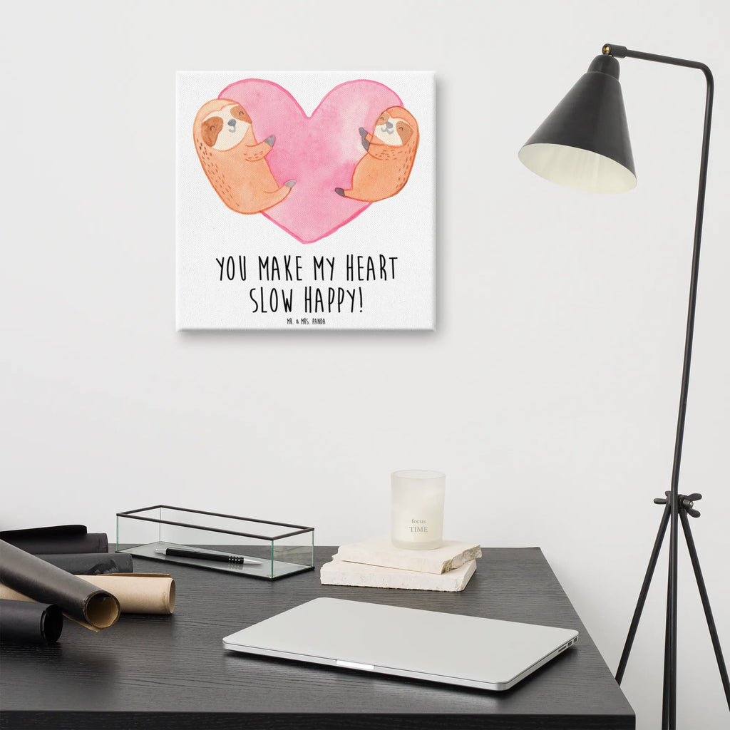 Canvas picture sloths Heart Leinwand, Bild, Kunstdruck, Wanddeko, Dekoration, Liebe, Partner, Freund, Freundin, Ehemann, Ehefrau, Heiraten, Verlobung, Heiratsantrag, Liebesgeschenk, Jahrestag, Hocheitstag, Valentinstag, Geschenk für Frauen, Hochzeitstag, Mitbringsel, Geschenk für Freundin, Geschenk für Partner, Liebesbeweis, für Männer, für Ehemann