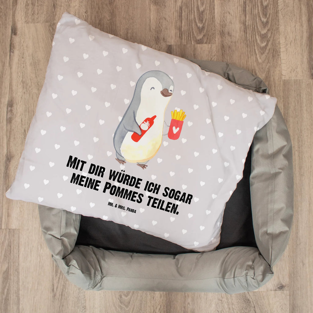 Hundebett Pinguin Pommes Hundebett, Hundeliege, Liegeplatz, Hund, Hundekörbchen, Körbchen, Tierbett, Hundebett Luxus, Hundekissen, Hundesofa, Hundeschlafplatz, Hundebettchen, Hundemöbel, Hundedecke, Liebe, Partner, Freund, Freundin, Ehemann, Ehefrau, Heiraten, Verlobung, Heiratsantrag, Liebesgeschenk, Jahrestag, Hocheitstag, Valentinstag, Geschenk für Frauen, Hochzeitstag, Mitbringsel, Geschenk für Freundin, Geschenk für Partner, Liebesbeweis, für Männer, für Ehemann