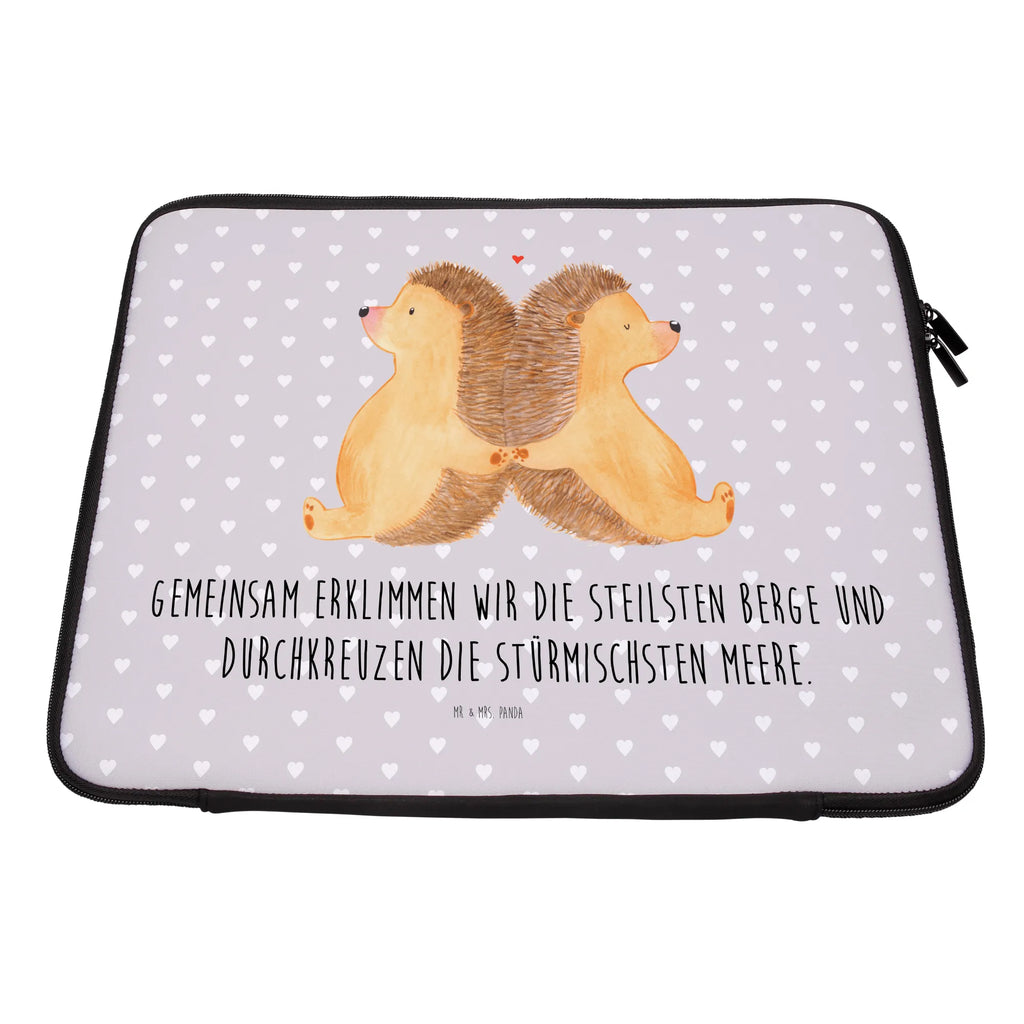 Notebook Tasche Igel händchenhaltend Notebook Tasche, Laptop, Computertasche, Tasche, Notebook-Tasche, Notebook-Reisehülle, Notebook Schutz, Liebe, Partner, Freund, Freundin, Ehemann, Ehefrau, Heiraten, Verlobung, Heiratsantrag, Liebesgeschenk, Jahrestag, Hocheitstag, Igel, Igelliebe, Hand in Hand, Liebesbeweis, große Liebe, Liebesbotschaft, Hochzeit, Lieblingsmensch, Gemeinsamkeit, Love, Geschenk für zwei