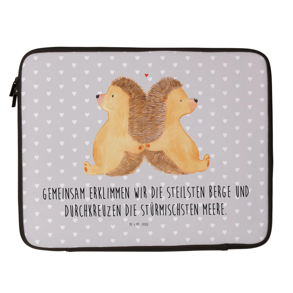 Notebook Tasche Igel händchenhaltend Notebook Tasche, Laptop, Computertasche, Tasche, Notebook-Tasche, Notebook-Reisehülle, Notebook Schutz, Liebe, Partner, Freund, Freundin, Ehemann, Ehefrau, Heiraten, Verlobung, Heiratsantrag, Liebesgeschenk, Jahrestag, Hocheitstag, Igel, Igelliebe, Hand in Hand, Liebesbeweis, große Liebe, Liebesbotschaft, Hochzeit, Lieblingsmensch, Gemeinsamkeit, Love, Geschenk für zwei