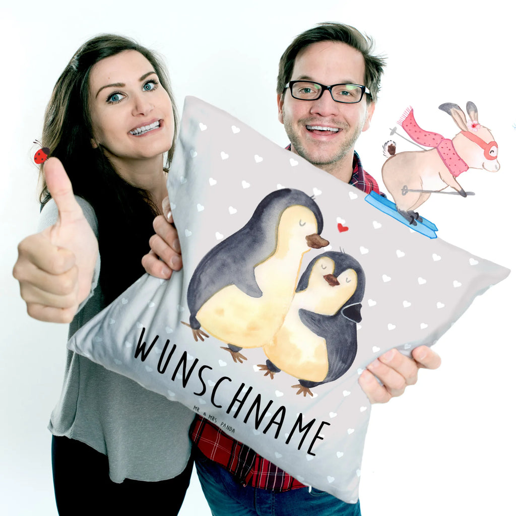 Personalisiertes Kissen Pinguine Einschlafen Kissen, personalisiert, Name, Wunschname, bedrucken, Kopfkissen, Liebe, Partner, Freund, Freundin, Ehemann, Ehefrau, Heiraten, Verlobung, Heiratsantrag, Liebesgeschenk, Jahrestag, Hocheitstag, Valentinstag, Geschenk für Frauen, Hochzeitstag, Mitbringsel, Geschenk für Freundin, Geschenk für Partner, Liebesbeweis, für Männer, für Ehemann