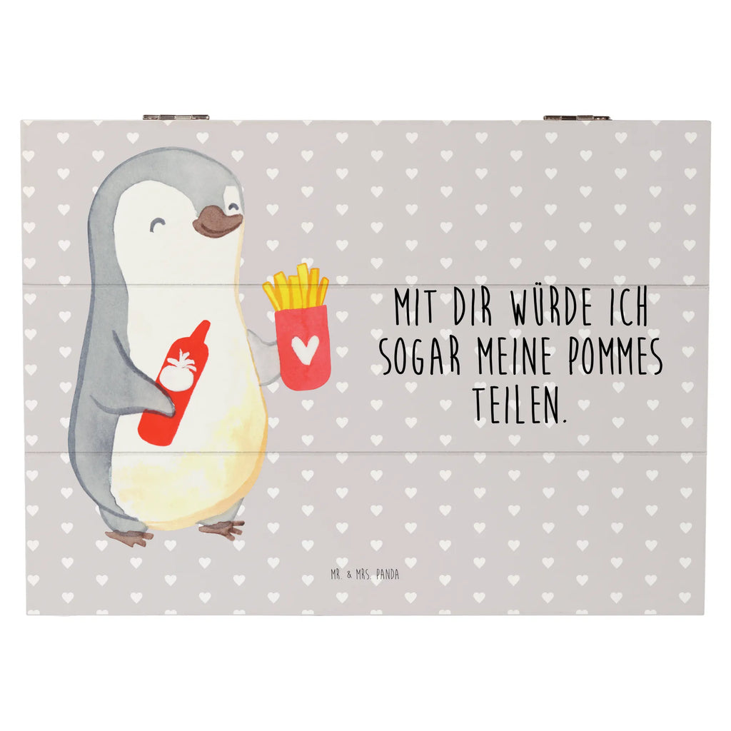 Holzkiste Pinguin Pommes Holzkiste, Kiste, Schatzkiste, Truhe, Schatulle, XXL, Erinnerungsbox, Erinnerungskiste, Dekokiste, Aufbewahrungsbox, Geschenkbox, Geschenkdose, Liebe, Partner, Freund, Freundin, Ehemann, Ehefrau, Heiraten, Verlobung, Heiratsantrag, Liebesgeschenk, Jahrestag, Hocheitstag, Valentinstag, Geschenk für Frauen, Hochzeitstag, Mitbringsel, Geschenk für Freundin, Geschenk für Partner, Liebesbeweis, für Männer, für Ehemann