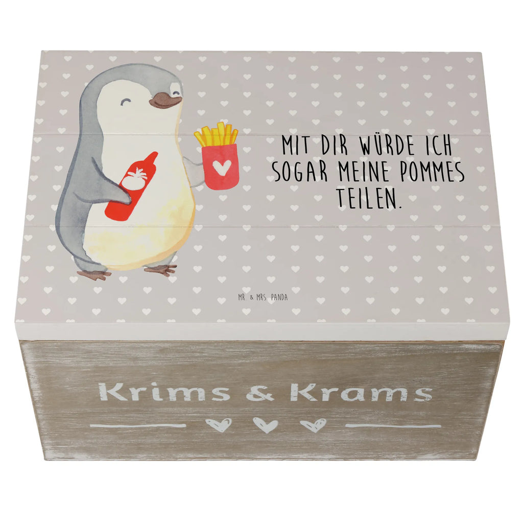 Holzkiste Pinguin Pommes Holzkiste, Kiste, Schatzkiste, Truhe, Schatulle, XXL, Erinnerungsbox, Erinnerungskiste, Dekokiste, Aufbewahrungsbox, Geschenkbox, Geschenkdose, Liebe, Partner, Freund, Freundin, Ehemann, Ehefrau, Heiraten, Verlobung, Heiratsantrag, Liebesgeschenk, Jahrestag, Hocheitstag, Valentinstag, Geschenk für Frauen, Hochzeitstag, Mitbringsel, Geschenk für Freundin, Geschenk für Partner, Liebesbeweis, für Männer, für Ehemann