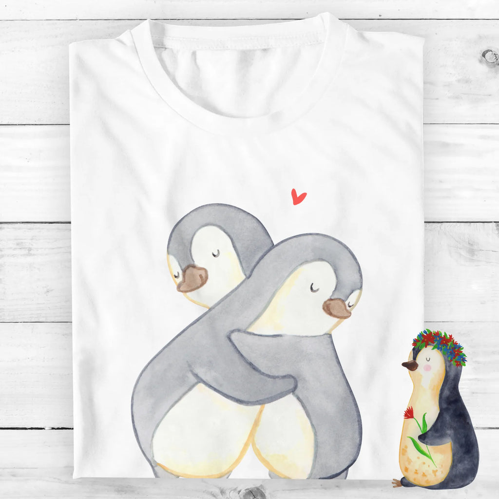 Personalisiertes T-Shirt Pinguine Kuscheln T-Shirt Personalisiert, T-Shirt mit Namen, T-Shirt mit Aufruck, Männer, Frauen, Liebe, Partner, Freund, Freundin, Ehemann, Ehefrau, Heiraten, Verlobung, Heiratsantrag, Liebesgeschenk, Jahrestag, Hocheitstag, Valentinstag, Geschenk für Frauen, Hochzeitstag, Mitbringsel, Geschenk für Freundin, Geschenk für Partner, Liebesbeweis, für Männer, für Ehemann