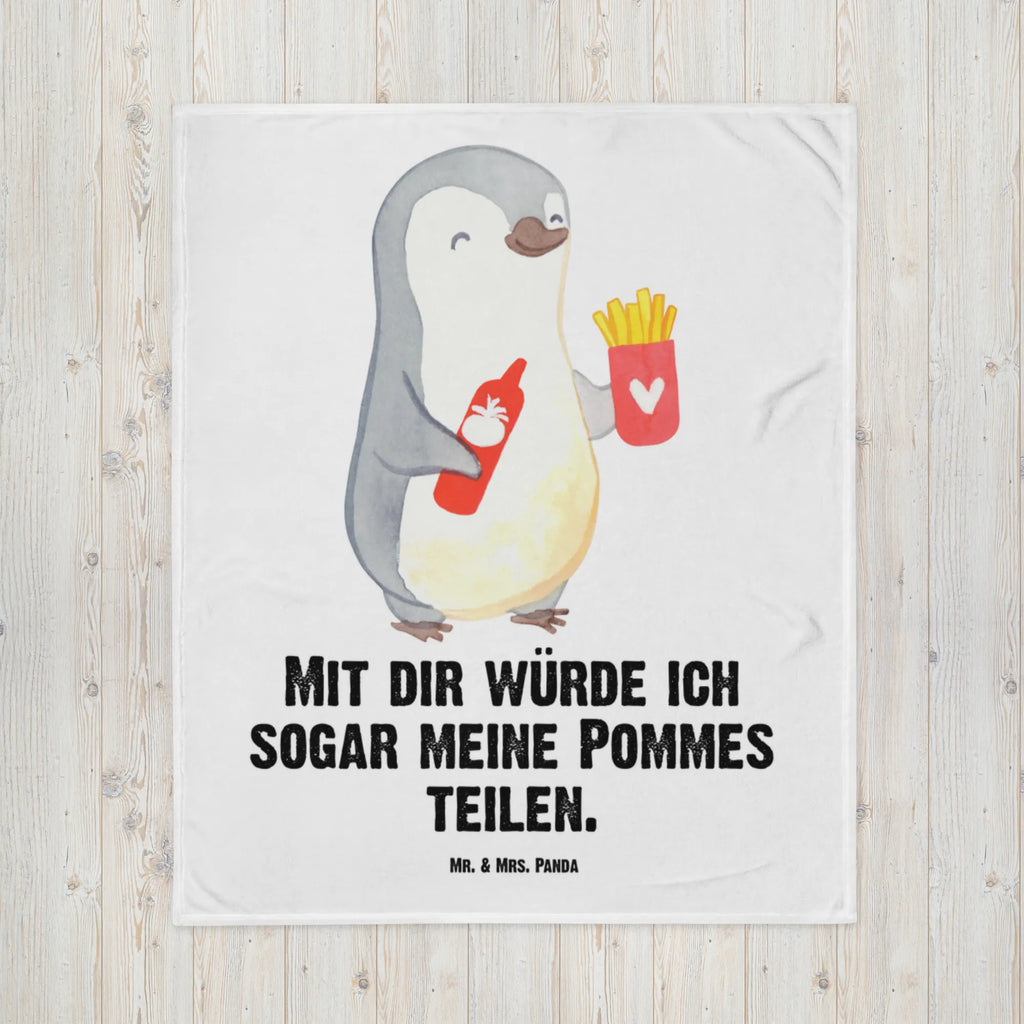 Kuscheldecke Pinguin Pommes Decke, Wohndecke, Tagesdecke, Wolldecke, Sofadecke, Liebe, Partner, Freund, Freundin, Ehemann, Ehefrau, Heiraten, Verlobung, Heiratsantrag, Liebesgeschenk, Jahrestag, Hocheitstag, Valentinstag, Geschenk für Frauen, Hochzeitstag, Mitbringsel, Geschenk für Freundin, Geschenk für Partner, Liebesbeweis, für Männer, für Ehemann