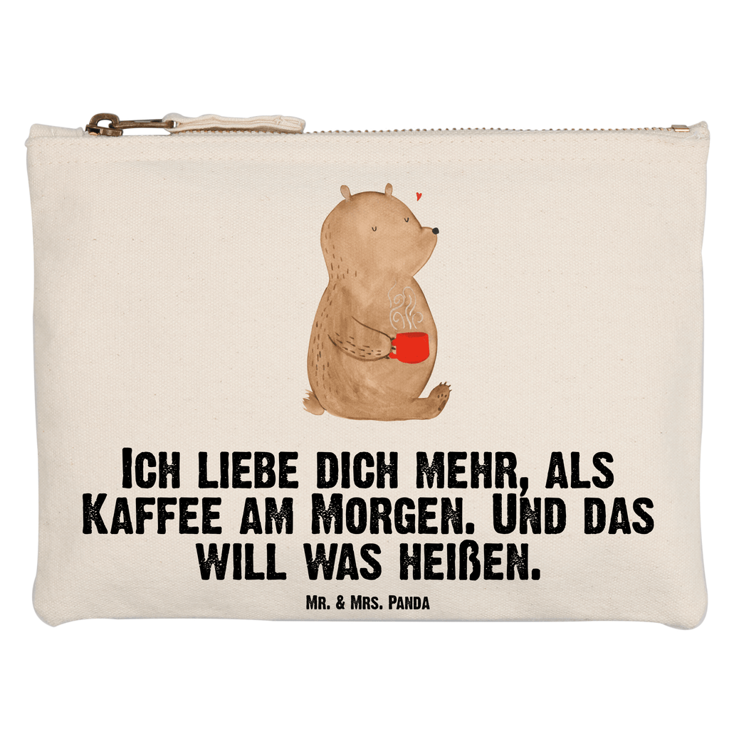 Schminktasche Bär Morgenkaffee Schminktasche, Kosmetiktasche, Kosmetikbeutel, Stiftemäppchen, Etui, Federmappe, Makeup, XXL, Schminketui, Kosmetiketui, Schlamperetui, Liebe, Partner, Freund, Freundin, Ehemann, Ehefrau, Heiraten, Verlobung, Heiratsantrag, Liebesgeschenk, Jahrestag, Hocheitstag, Valentinstag, Geschenk für Frauen, Hochzeitstag, Mitbringsel, Geschenk für Freundin, Geschenk für Partner, Liebesbeweis, für Männer, für Ehemann