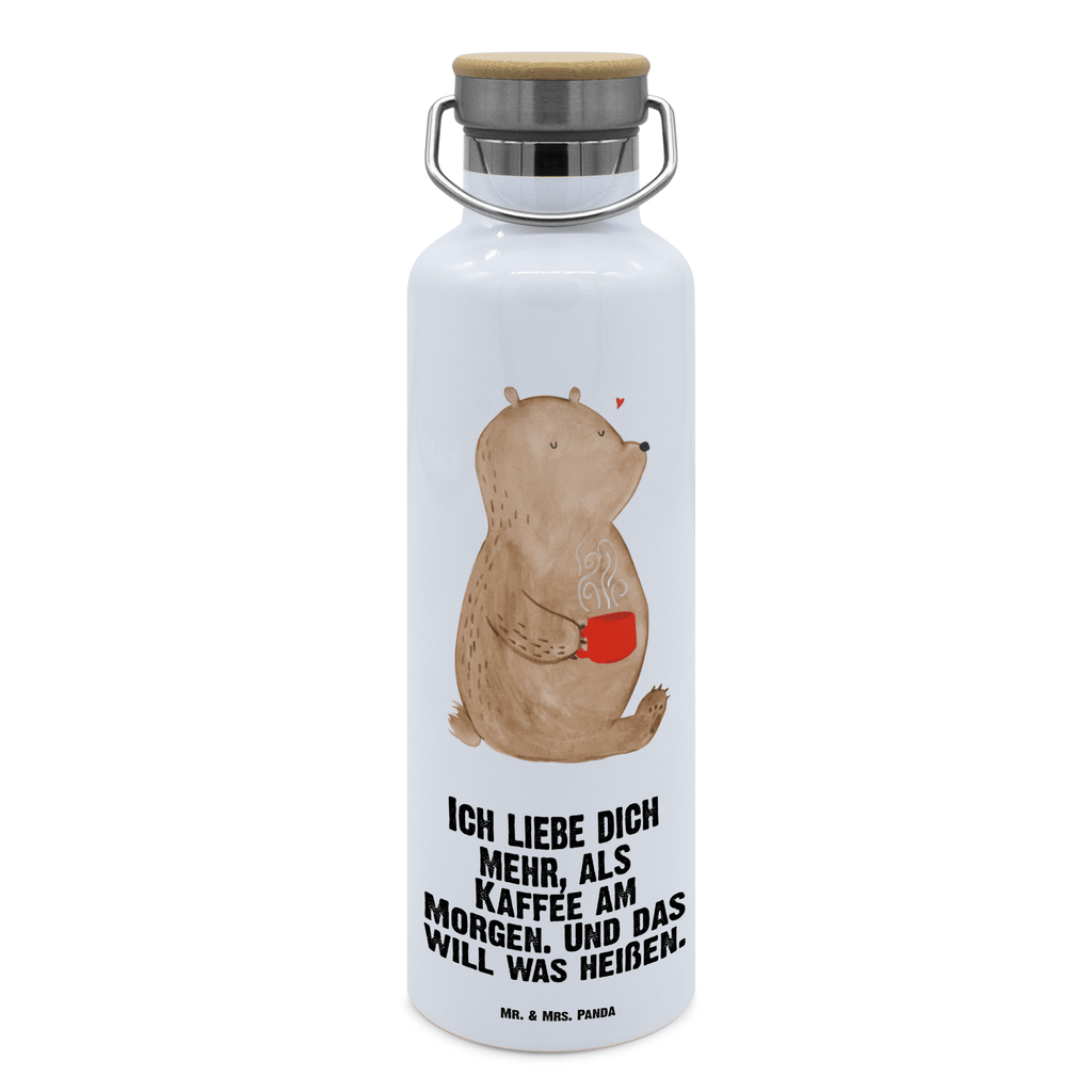 Trinkflasche Bär Morgenkaffee Thermosflasche, Isolierflasche, Edelstahl, Trinkflasche, isoliert, Wamrhaltefunktion, Sportflasche, Flasche zum Sport, Sportlerflasche, Liebe, Partner, Freund, Freundin, Ehemann, Ehefrau, Heiraten, Verlobung, Heiratsantrag, Liebesgeschenk, Jahrestag, Hocheitstag, Valentinstag, Geschenk für Frauen, Hochzeitstag, Mitbringsel, Geschenk für Freundin, Geschenk für Partner, Liebesbeweis, für Männer, für Ehemann