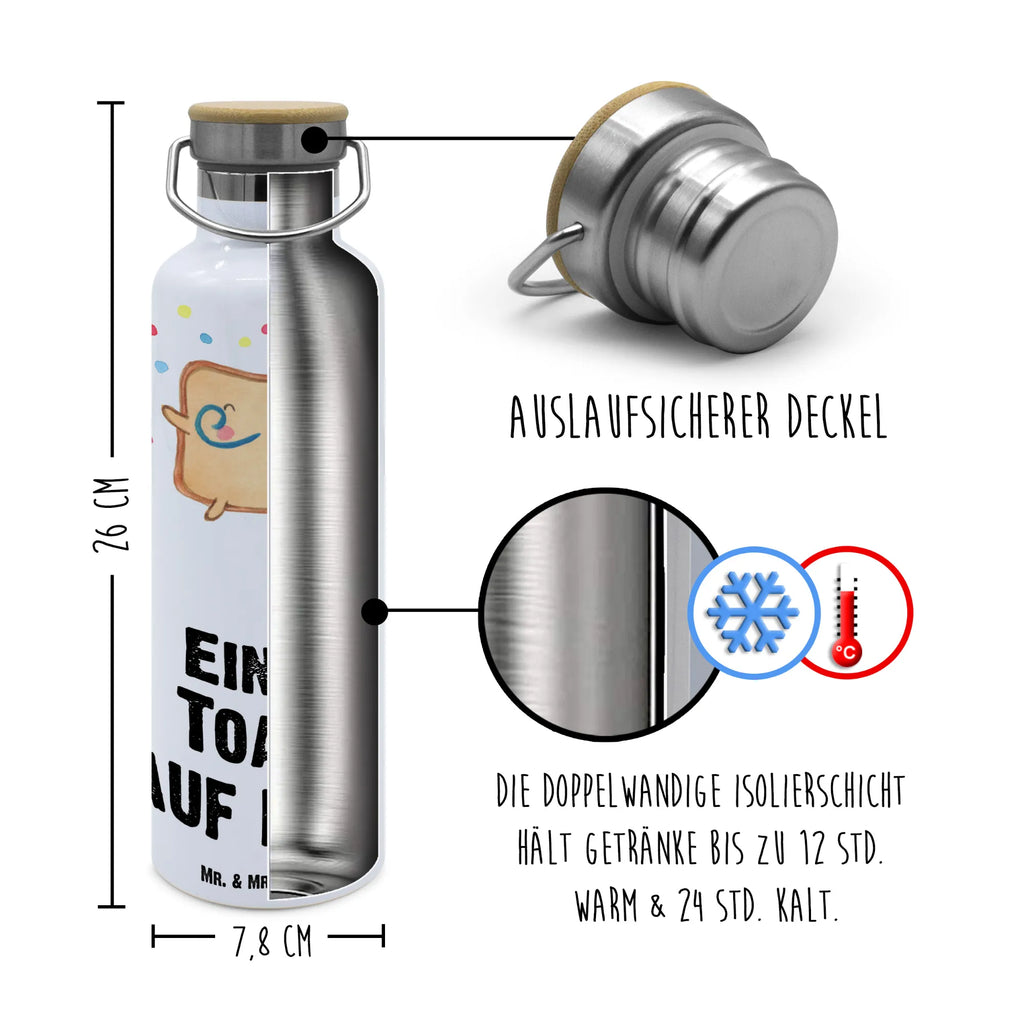 Trinkflasche Toast Party Thermosflasche, Isolierflasche, Edelstahl, Trinkflasche, isoliert, Wamrhaltefunktion, Sportflasche, Flasche zum Sport, Sportlerflasche, Liebe, Partner, Freund, Freundin, Ehemann, Ehefrau, Heiraten, Verlobung, Heiratsantrag, Liebesgeschenk, Jahrestag, Hocheitstag, Valentinstag, Geschenk für Frauen, Hochzeitstag, Mitbringsel, Geschenk für Freundin, Geschenk für Partner, Liebesbeweis, für Männer, für Ehemann