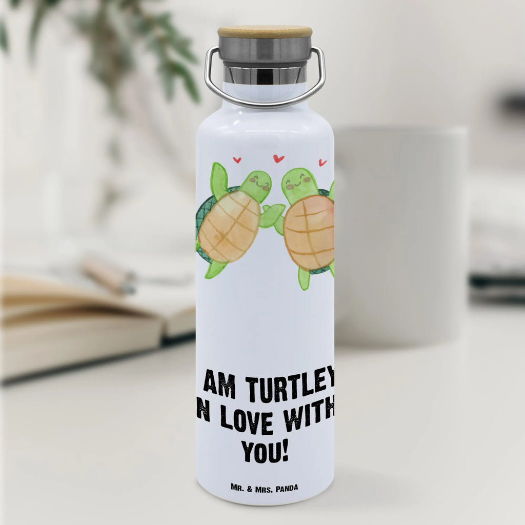 Trinkflasche Schildkröten Paar Thermosflasche, Isolierflasche, Edelstahl, Trinkflasche, isoliert, Wamrhaltefunktion, Sportflasche, Flasche zum Sport, Sportlerflasche, Liebe, Partner, Freund, Freundin, Ehemann, Ehefrau, Heiraten, Verlobung, Heiratsantrag, Liebesgeschenk, Jahrestag, Hocheitstag, Valentinstag, Geschenk für Frauen, Hochzeitstag, Mitbringsel, Geschenk für Freundin, Geschenk für Partner, Liebesbeweis, für Männer, für Ehemann