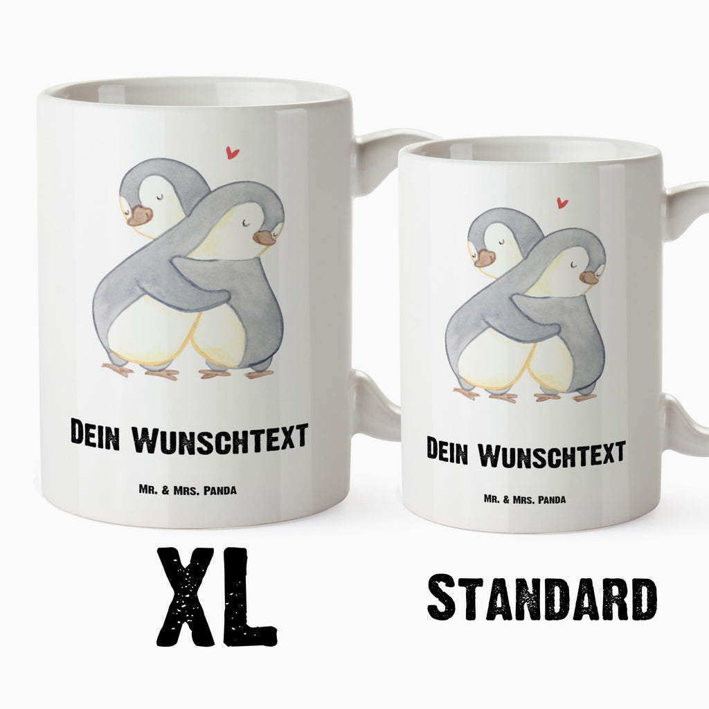 Personalisierte XL Tasse Pinguine Kuscheln Personalisierte XL Tasse, Personalisierte Große Tasse, Personalisierte Grosse Kaffeetasse, PErsonalisierter XL Becher, XL Teetasse mit Namen, XL Becher mit Namen, spülmaschinenfest, Jumbo Tasse, Groß, Personalisiert, XL Tasse mit Namen, XL Namenstasse, Jumbo Namenstasse, Liebe, Partner, Freund, Freundin, Ehemann, Ehefrau, Heiraten, Verlobung, Heiratsantrag, Liebesgeschenk, Jahrestag, Hocheitstag, Valentinstag, Geschenk für Frauen, Hochzeitstag, Mitbringsel, Geschenk für Freundin, Geschenk für Partner, Liebesbeweis, für Männer, für Ehemann