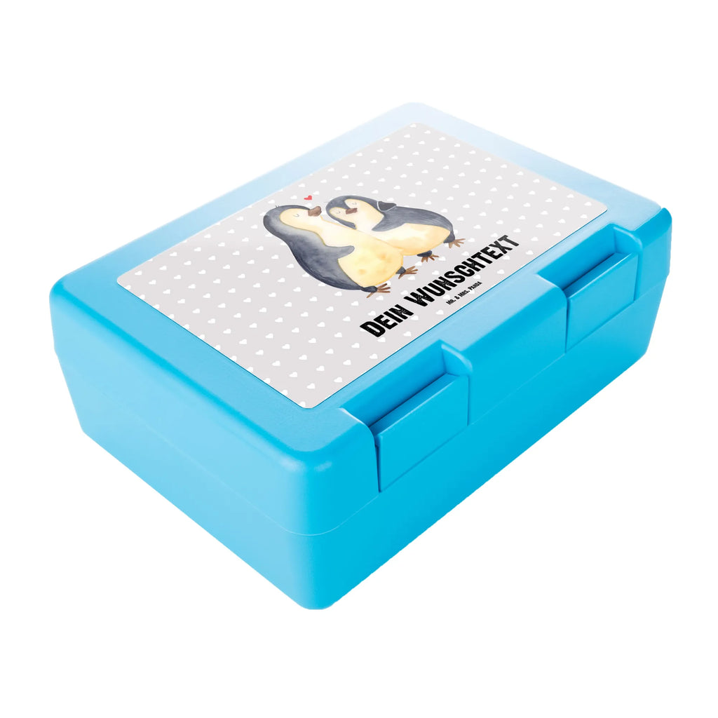 Personalisierte Brotdose Pinguine Einschlafen Brotdose personalisiert, Brotbox, Snackbox, Lunch box, Butterbrotdose, Brotzeitbox, Liebe, Partner, Freund, Freundin, Ehemann, Ehefrau, Heiraten, Verlobung, Heiratsantrag, Liebesgeschenk, Jahrestag, Hocheitstag, Valentinstag, Geschenk für Frauen, Hochzeitstag, Mitbringsel, Geschenk für Freundin, Geschenk für Partner, Liebesbeweis, für Männer, für Ehemann