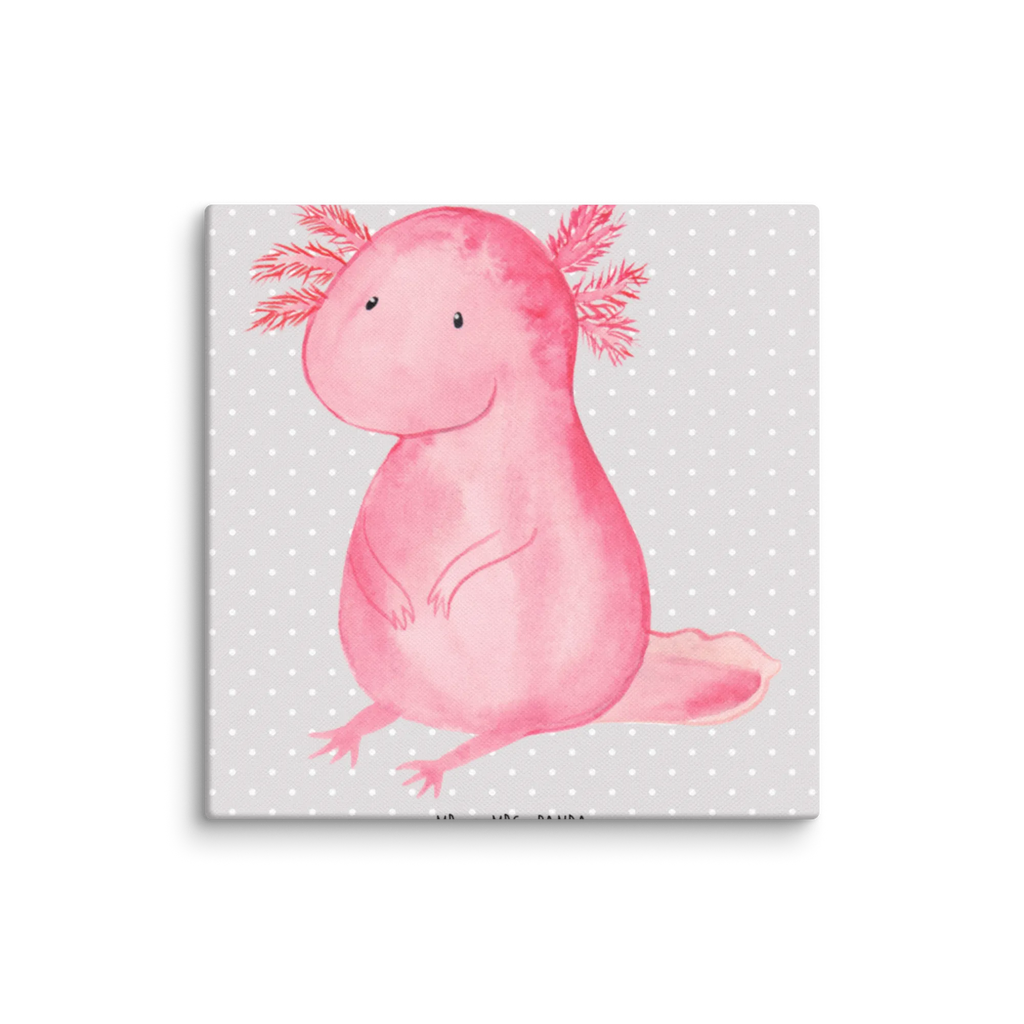 Leinwand Bild Axolotl null Leinwand, Bild, Kunstdruck, Wanddeko, Dekoration, Axolotl, Molch, Axolot, vergnügt, fröhlich, zufrieden, Lebensstil, Weisheit, Lebensweisheit, Liebe, Freundin