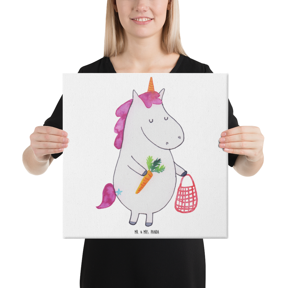 Leinwand Bild Einhorn Gemüse Leinwand, Bild, Kunstdruck, Wanddeko, Dekoration, Einhorn, Einhörner, Einhorn Deko, Pegasus, Unicorn, Biomarkt, Gemüse, Wochenmarkt