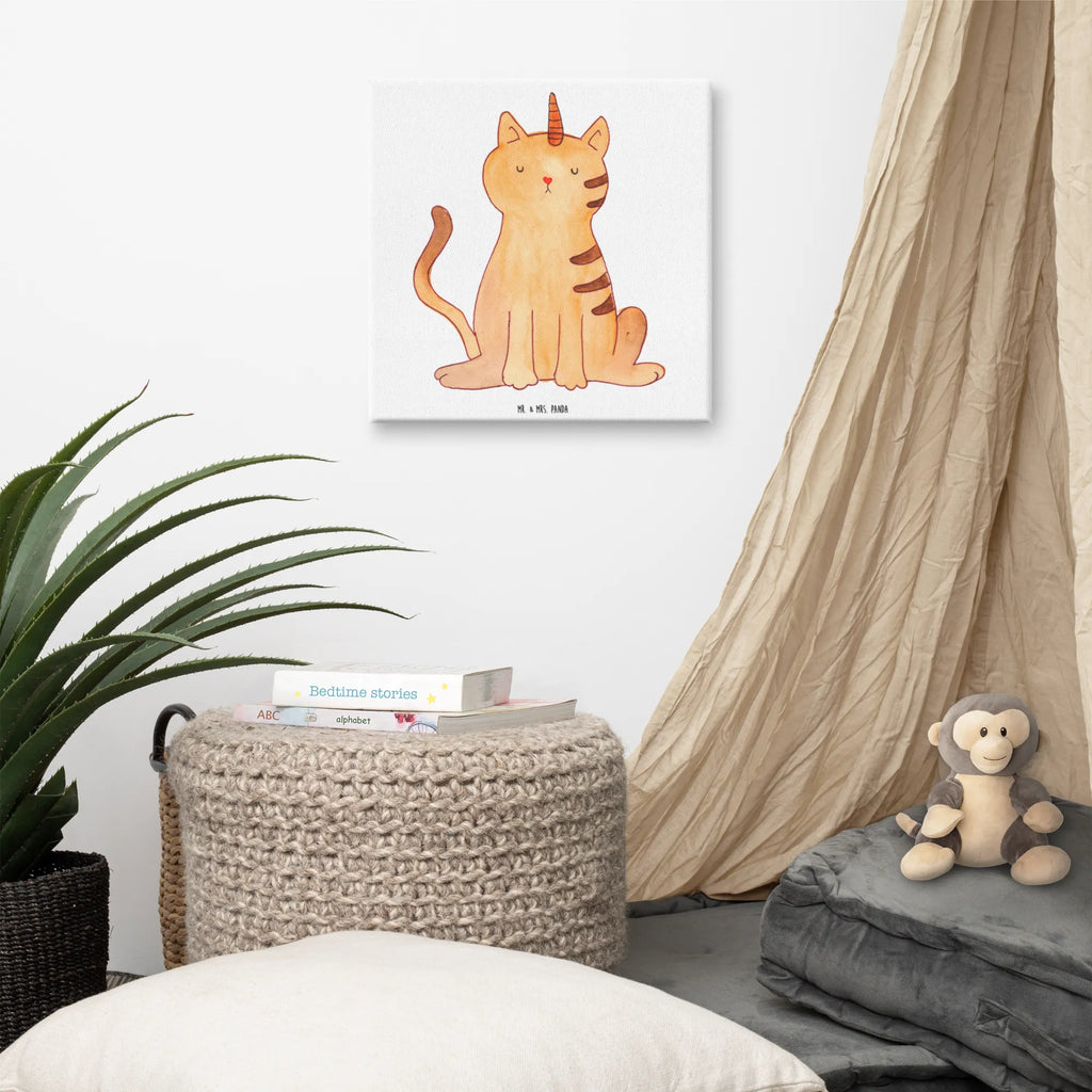 Leinwand Bild Einhorn Katze Leinwand, Bild, Kunstdruck, Wanddeko, Dekoration, Einhorn, Einhörner, Einhorn Deko, Unicorn, Katzer, Mieze, Regenbogen, Glitzer, Einhornpower, Erwachsenwerden, Katze, Katzenhorn, Einhornkatze, Kittyhorn