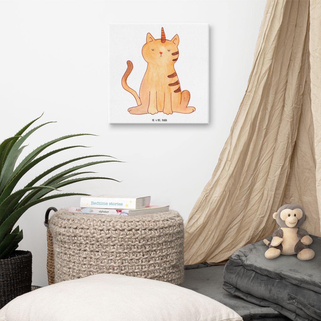 Leinwand Bild Einhorn Katze Leinwand, Bild, Kunstdruck, Wanddeko, Dekoration, Einhorn, Einhörner, Einhorn Deko, Pegasus, Unicorn, Katzer, Mieze, Regenbogen, Glitzer, Einhornpower, Erwachsenwerden, Katze, Katzenhorn, Einhornkatze, Kittyhorn