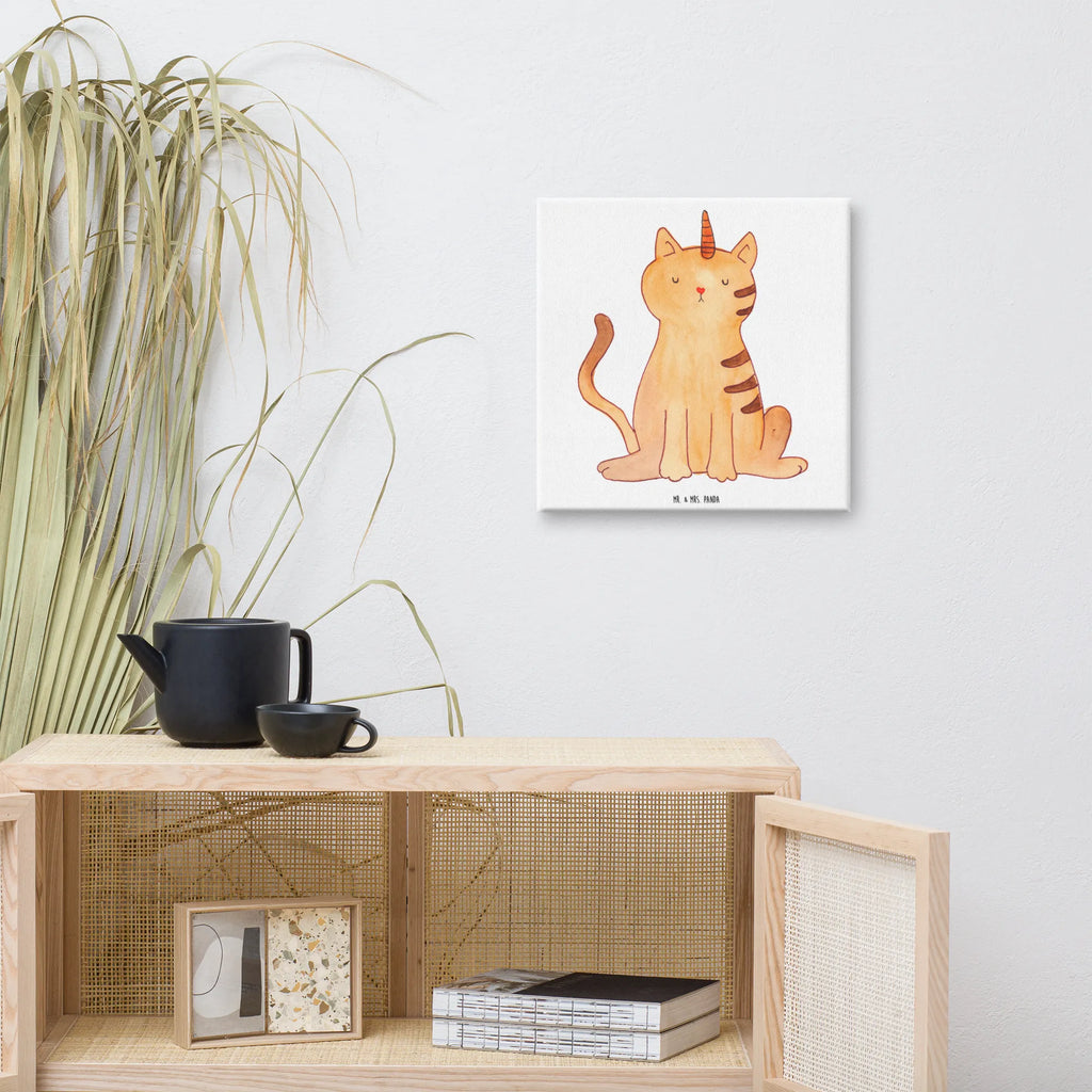 Leinwand Bild Einhorn Katze Leinwand, Bild, Kunstdruck, Wanddeko, Dekoration, Einhorn, Einhörner, Einhorn Deko, Unicorn, Katzer, Mieze, Regenbogen, Glitzer, Einhornpower, Erwachsenwerden, Katze, Katzenhorn, Einhornkatze, Kittyhorn