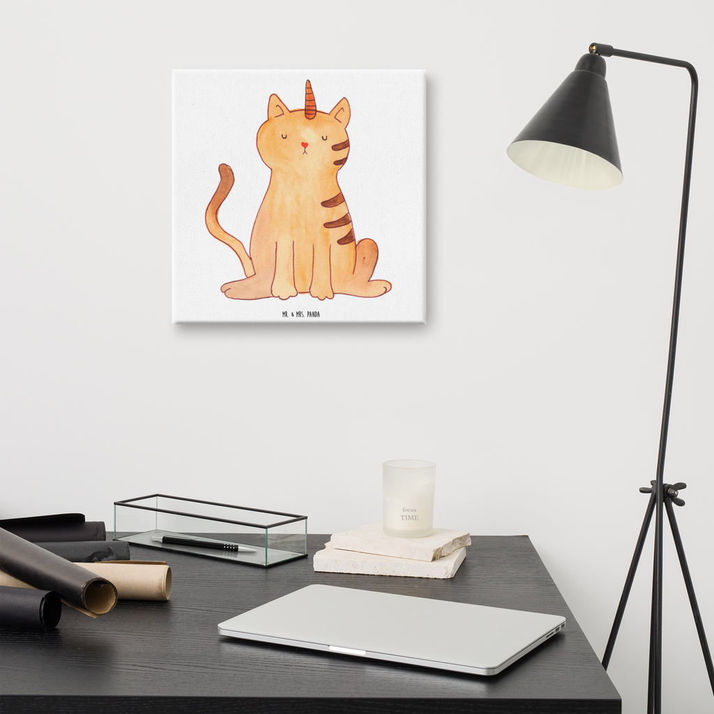 Leinwand Bild Einhorn Katze Leinwand, Bild, Kunstdruck, Wanddeko, Dekoration, Einhorn, Einhörner, Einhorn Deko, Pegasus, Unicorn, Katzer, Mieze, Regenbogen, Glitzer, Einhornpower, Erwachsenwerden, Katze, Katzenhorn, Einhornkatze, Kittyhorn