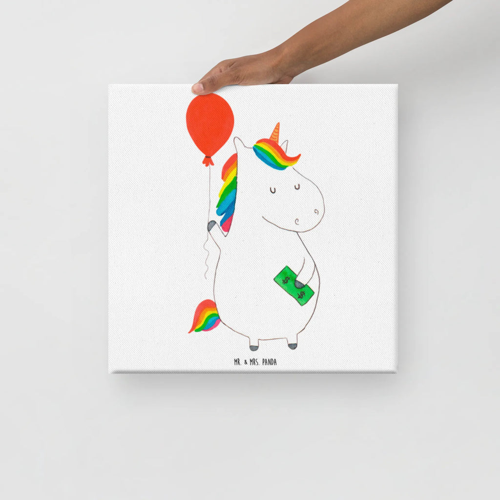 Leinwand Bild Einhorn Luftballon Leinwand, Bild, Kunstdruck, Wanddeko, Dekoration, Einhorn, Einhörner, Einhorn Deko, Pegasus, Unicorn, Luftballon, Geld, Lebenslust, Freude, Geschenk, Freundin