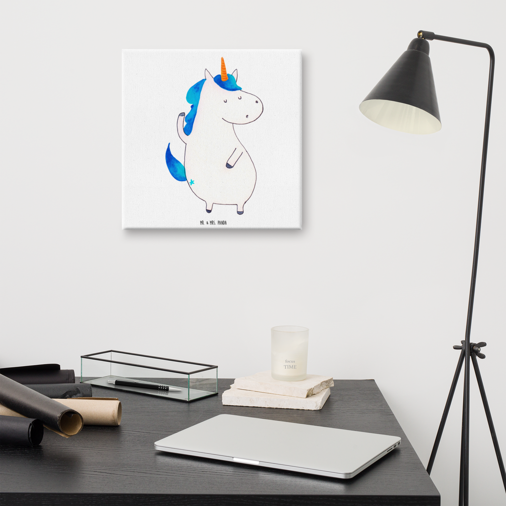 Leinwand Bild Einhorn Mann Leinwand, Bild, Kunstdruck, Wanddeko, Dekoration, Einhorn, Einhörner, Einhorn Deko, Pegasus, Unicorn, cool, Mann, Freundin, Familie, bester Freund, BFF, Party, hübsch, beste