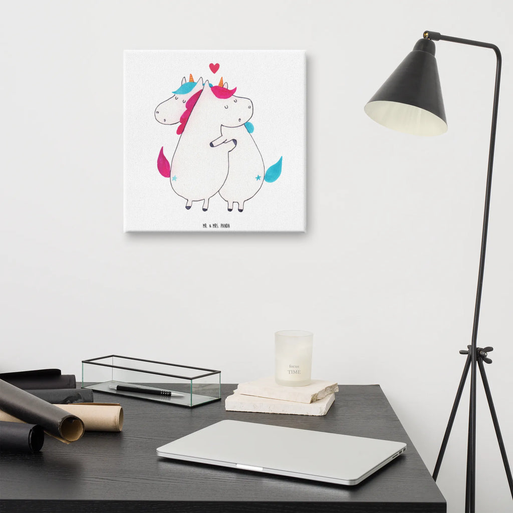 Leinwand Bild Einhorn Mitteilung Leinwand, Bild, Kunstdruck, Wanddeko, Dekoration, Einhorn, Einhörner, Einhorn Deko, Pegasus, Unicorn, Valentinstag, Valentine, Liebe, Geschenk, Partner, Ehe, lustig, witzig, Spruch