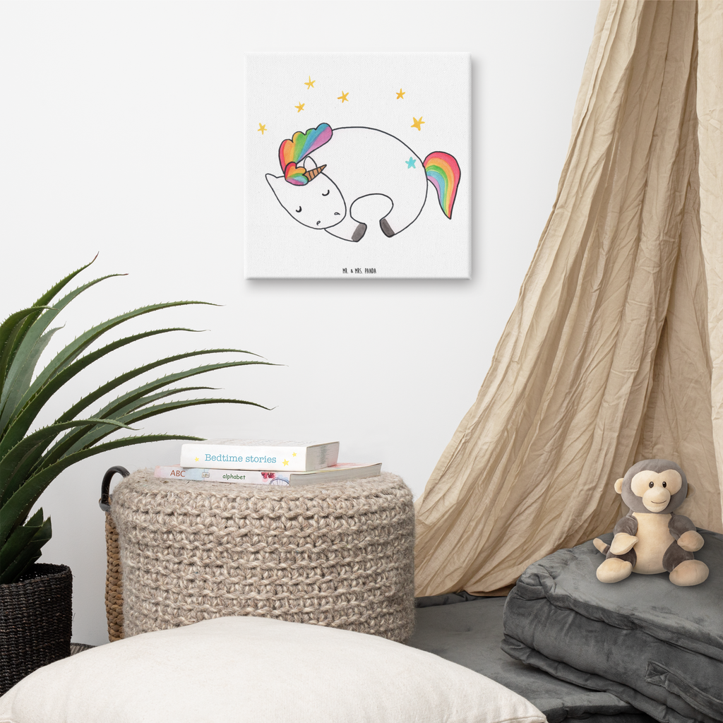 Leinwand Bild Einhorn Nacht Leinwand, Bild, Kunstdruck, Wanddeko, Dekoration, Einhorn, Einhörner, Einhorn Deko, Unicorn, Träume, Traum, unicorn, Realität, Menschen, Geschenk, Ruhe, Freundin