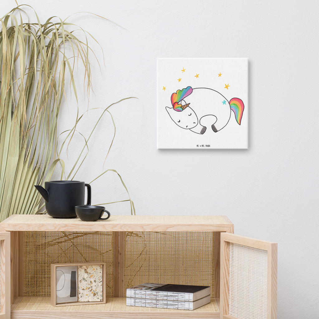 Leinwand Bild Einhorn Nacht Leinwand, Bild, Kunstdruck, Wanddeko, Dekoration, Einhorn, Einhörner, Einhorn Deko, Unicorn, Träume, Traum, unicorn, Realität, Menschen, Geschenk, Ruhe, Freundin