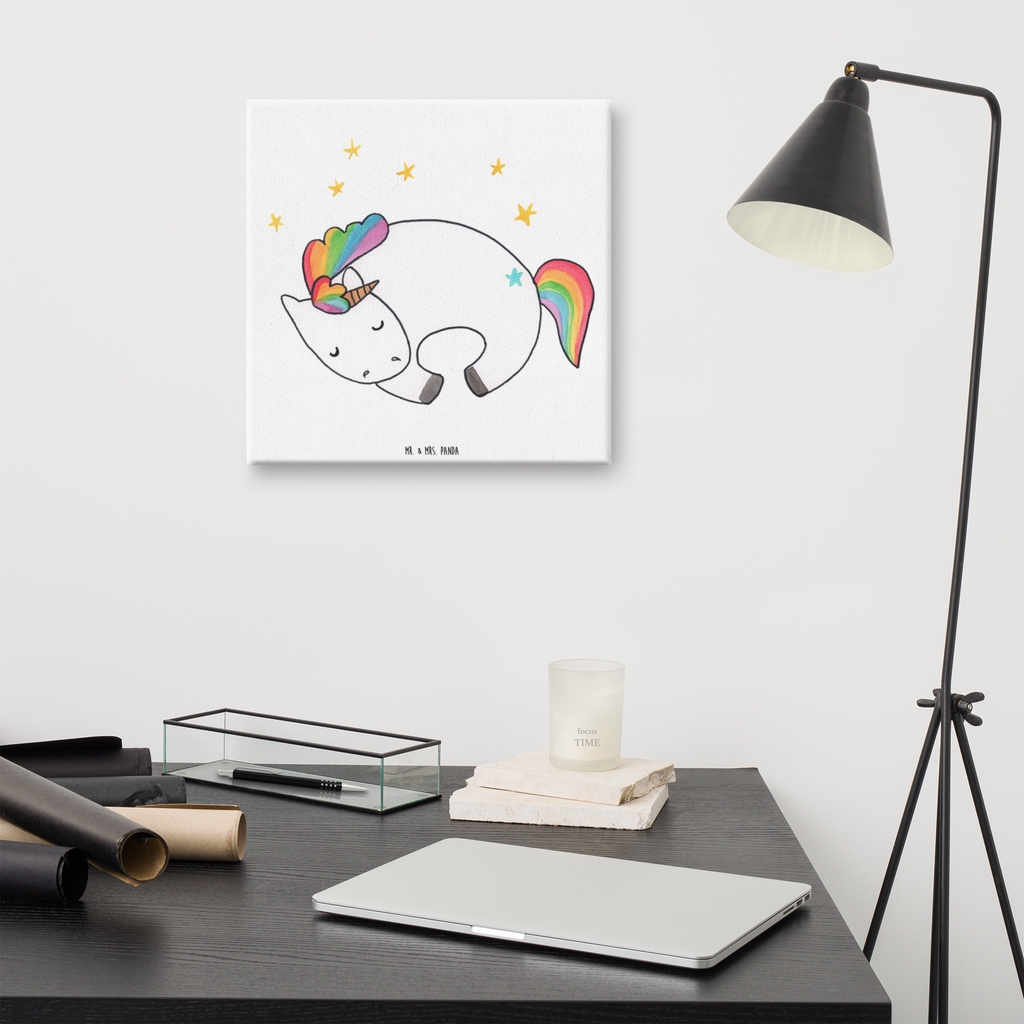 Leinwand Bild Einhorn Nacht Leinwand, Bild, Kunstdruck, Wanddeko, Dekoration, Einhorn, Einhörner, Einhorn Deko, Unicorn, Träume, Traum, unicorn, Realität, Menschen, Geschenk, Ruhe, Freundin