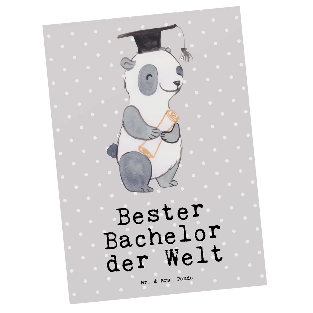 Postkarte Panda Bester Bachelor der Welt Postkarte, Karte, Geschenkkarte, Grußkarte, Einladung, Ansichtskarte, Geburtstagskarte, Einladungskarte, Dankeskarte, Ansichtskarten, Einladung Geburtstag, Einladungskarten Geburtstag, für, Dankeschön, Geschenk, Schenken, Geburtstag, Geburtstagsgeschenk, Geschenkidee, Danke, Bedanken, Mitbringsel, Freude machen, Geschenktipp, Bachelor, Student, Studium, Sohn, Spaß, Musterschüler, lustig, Studienabschluss, witzig, Universität, Abschluss, Alumni, Uni, Studenten, Hochschule