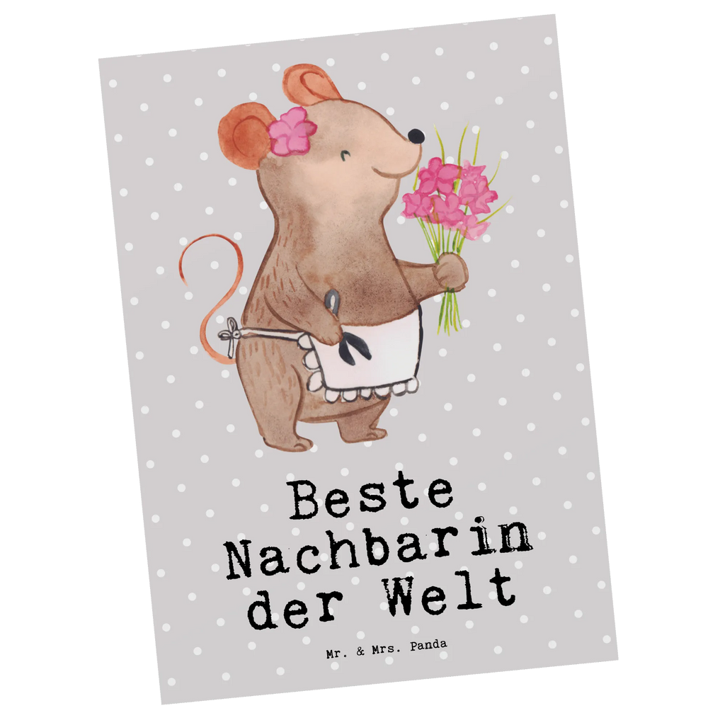 Postkarte Maus Beste Nachbarin der Welt Postkarte, Karte, Geschenkkarte, Grußkarte, Einladung, Ansichtskarte, Geburtstagskarte, Einladungskarte, Dankeskarte, Ansichtskarten, Einladung Geburtstag, Einladungskarten Geburtstag, für, Dankeschön, Geschenk, Schenken, Geburtstag, Geburtstagsgeschenk, Geschenkidee, Danke, Bedanken, Mitbringsel, Freude machen, Geschenktipp, Nachbarin, Nachbarn, Nachbarschaft, Freundin, Angrenzer, Anwohnerin, Bewohnerin, Freundschaft