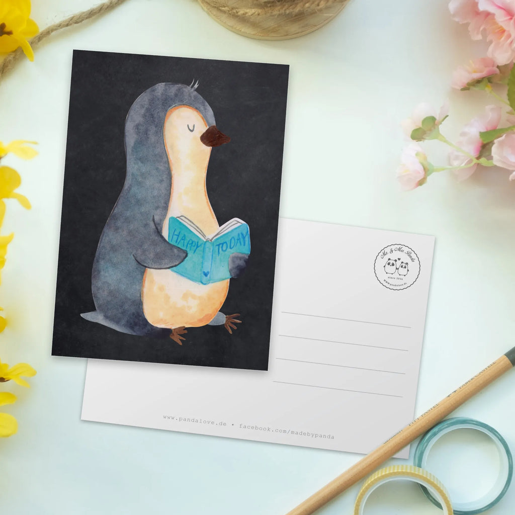 Postkarte Pinguin Buch Postkarte, Karte, Geschenkkarte, Grußkarte, Einladung, Ansichtskarte, Geburtstagskarte, Einladungskarte, Dankeskarte, Ansichtskarten, Einladung Geburtstag, Einladungskarten Geburtstag, Pinguin, Pinguine, Buch, Lesen, Bücherwurm, Nichtstun, Faulenzen, Ferien, Urlaub, Freizeit