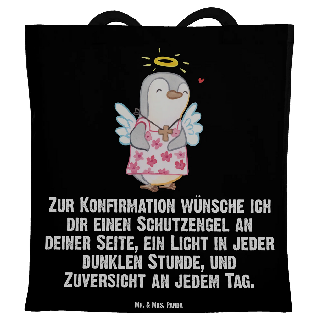 Tragetasche Pinguin Konfirmation Beuteltasche, Beutel, Einkaufstasche, Jutebeutel, Stoffbeutel, Tasche, Shopper, Umhängetasche, Strandtasche, Schultertasche, Stofftasche, Tragetasche, Badetasche, Jutetasche, Einkaufstüte, Laptoptasche, Konfirmation, Kommunion, Jugendweihe, Konfirmation Geschenk, Schutzengel, Zuversicht, Vertrauen