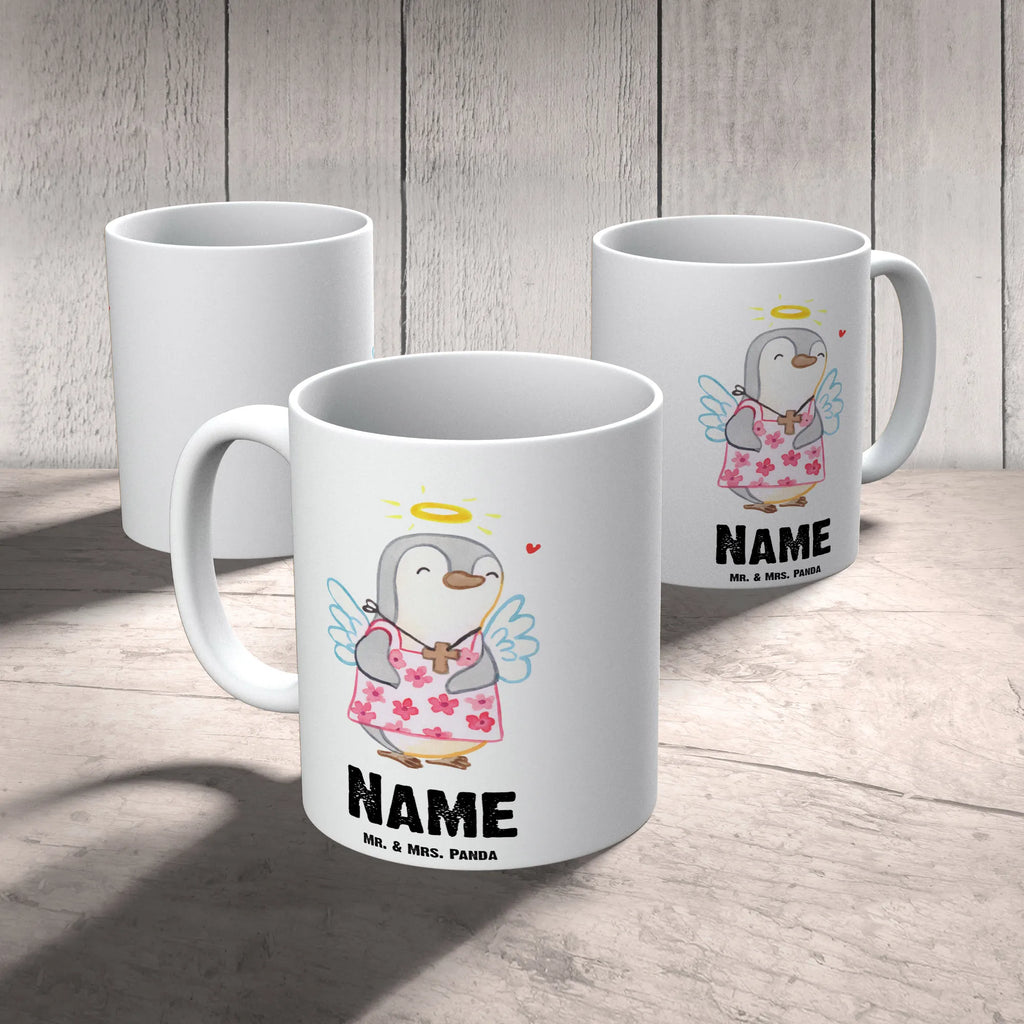 Personalisierte Tasse Pinguin Konfirmation Personalisierte Tasse, Namenstasse, Wunschname, Personalisiert, Tasse, Namen, Drucken, Tasse mit Namen, Konfirmation, Kommunion, Jugendweihe, Konfirmation Geschenk, Schutzengel, Zuversicht, Vertrauen