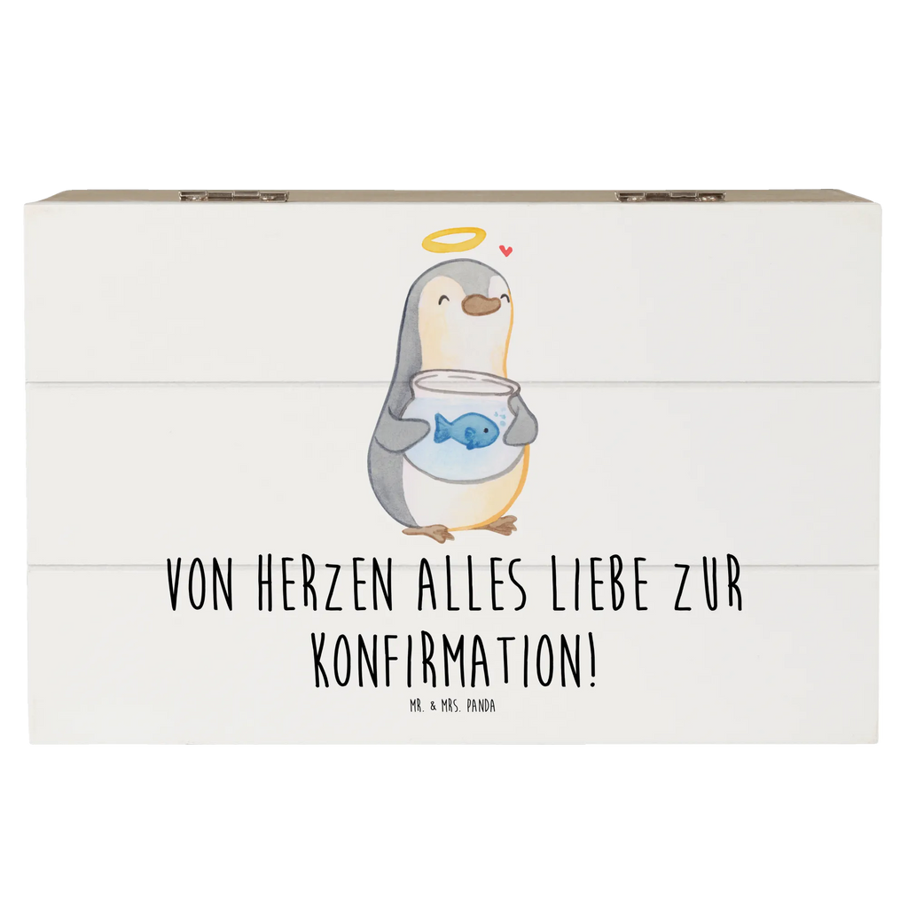 Holzkiste Pinguin Fisch Holzkiste, Kiste, Schatzkiste, Truhe, Schatulle, XXL, Erinnerungsbox, Erinnerungskiste, Dekokiste, Aufbewahrungsbox, Geschenkbox, Geschenkdose, Konfirmation, Kommunion, Jugendweihe, Konfirmation Geschenk, Fisch, Fisch Deko, Zuversicht, Vertrauen