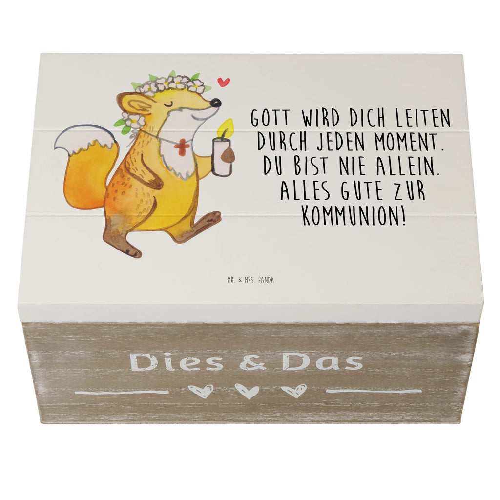 Holzkiste Fuchs Kommunion Mädchen Holzkiste, Kiste, Schatzkiste, Truhe, Schatulle, XXL, Erinnerungsbox, Erinnerungskiste, Dekokiste, Aufbewahrungsbox, Geschenkbox, Geschenkdose, Konfirmation, Kommunion, Jugendweihe, Konfirmation Geschenk, Kommunion Geschenk, Kommunion Dankeschön, Glauben, Liebe, Gott, Gläubig, Mädchen