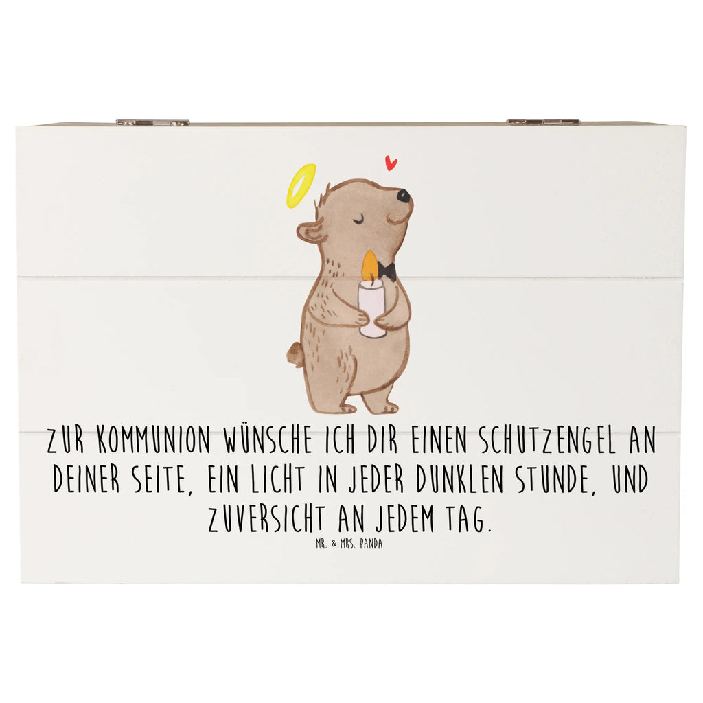 Holzkiste Bär Kommunion Mädchen Holzkiste, Kiste, Schatzkiste, Truhe, Schatulle, XXL, Erinnerungsbox, Erinnerungskiste, Dekokiste, Aufbewahrungsbox, Geschenkbox, Geschenkdose, Konfirmation, Kommunion, Jugendweihe, Konfirmation Geschenk, Kommunion Geschenk, Kommunion Dankeschön, Glauben, Liebe, Gott, Gläubig