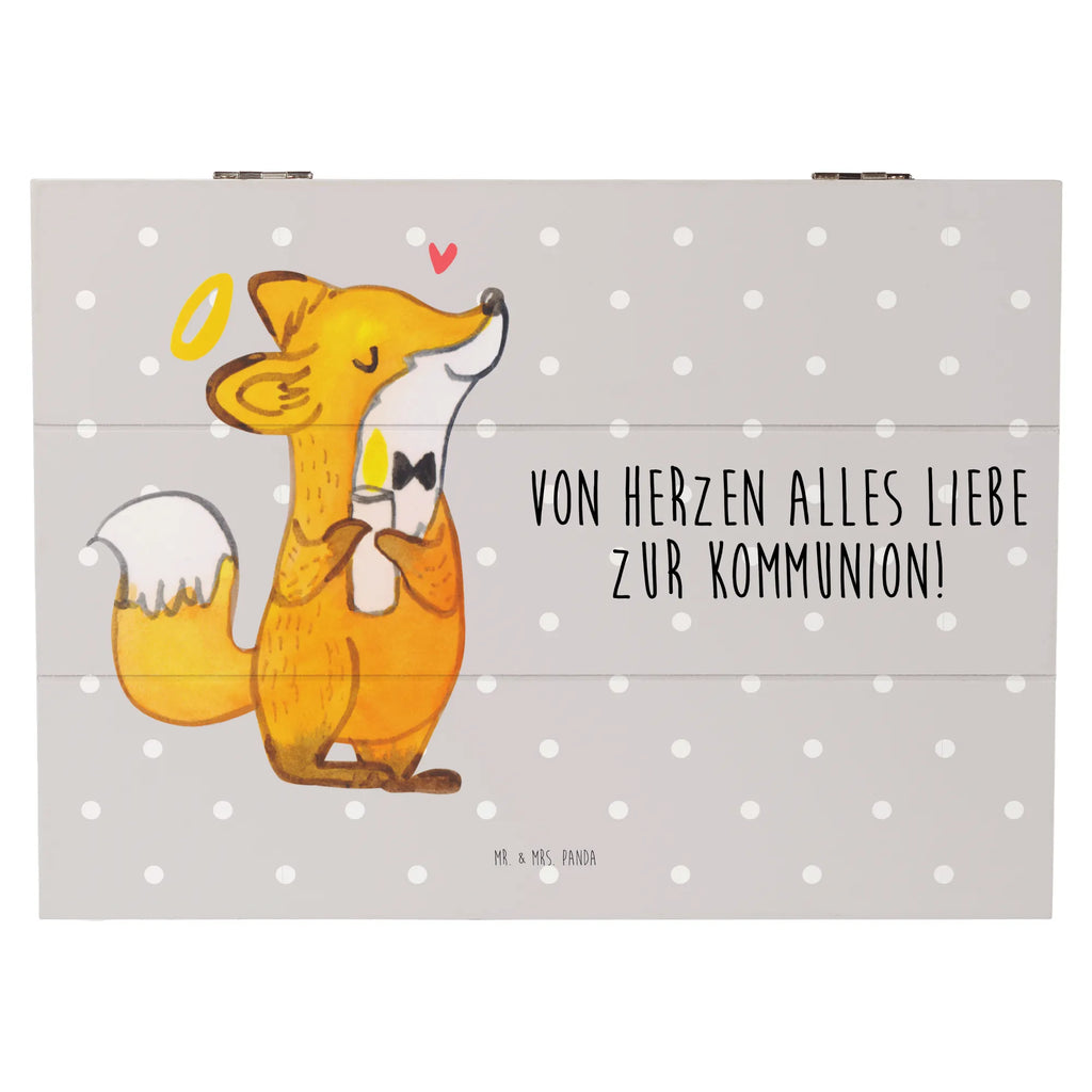 Holzkiste Fuchs Kommunion Holzkiste, Kiste, Schatzkiste, Truhe, Schatulle, XXL, Erinnerungsbox, Erinnerungskiste, Dekokiste, Aufbewahrungsbox, Geschenkbox, Geschenkdose, Konfirmation, Kommunion, Jugendweihe, Konfirmation Geschenk, Kommunion Geschenk, Kommunion Dankeschön, Glauben, Liebe, Gott, Gläubig