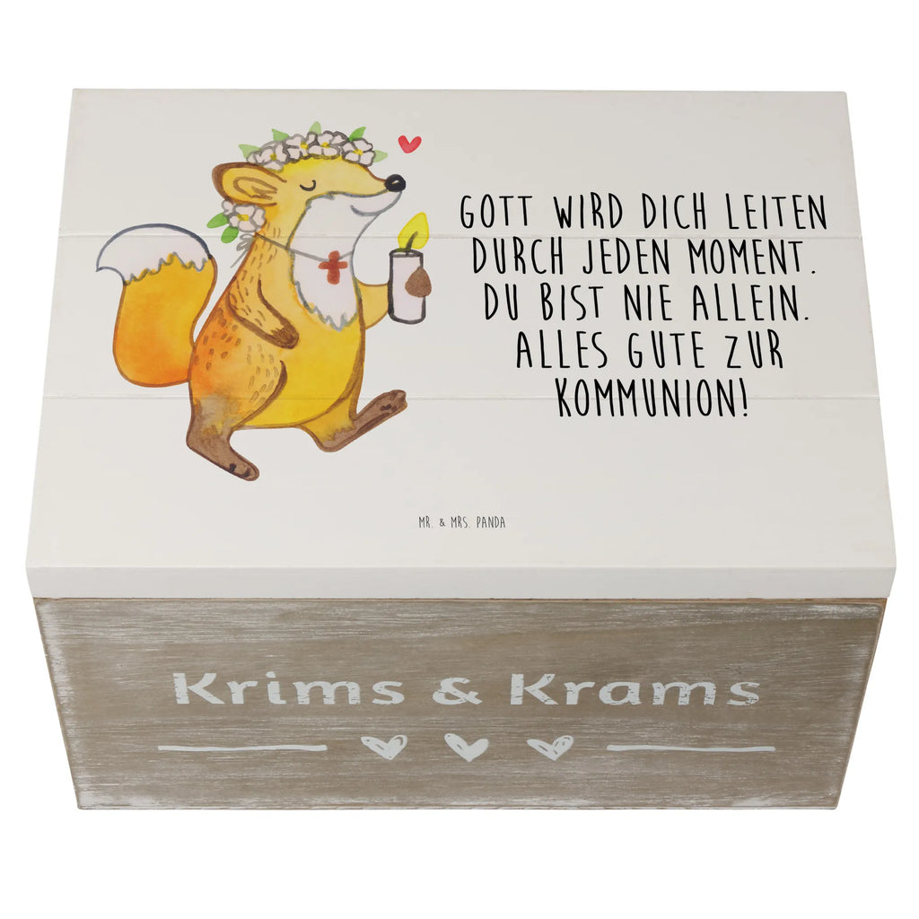 Holzkiste Fuchs Kommunion Mädchen Holzkiste, Kiste, Schatzkiste, Truhe, Schatulle, XXL, Erinnerungsbox, Erinnerungskiste, Dekokiste, Aufbewahrungsbox, Geschenkbox, Geschenkdose, Konfirmation, Kommunion, Jugendweihe, Konfirmation Geschenk, Kommunion Geschenk, Kommunion Dankeschön, Glauben, Liebe, Gott, Gläubig, Mädchen